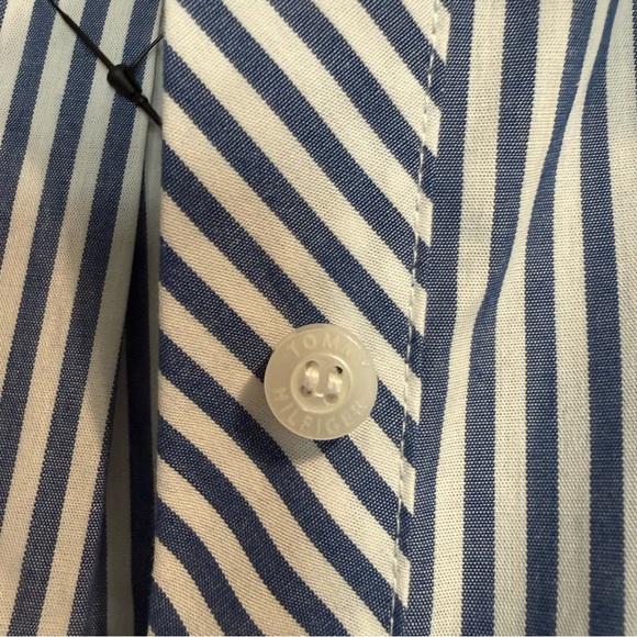 Tommy Hilfiger Blue and White Striped Coastal Dress Woman’s Size 10 - Picture 7 of 11